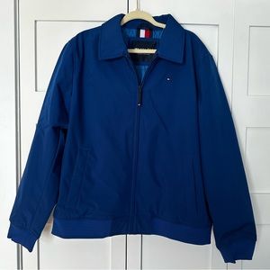 Men’s Blue Tommy Hilfiger Lightweight Stretch Performance Jacket Size XL